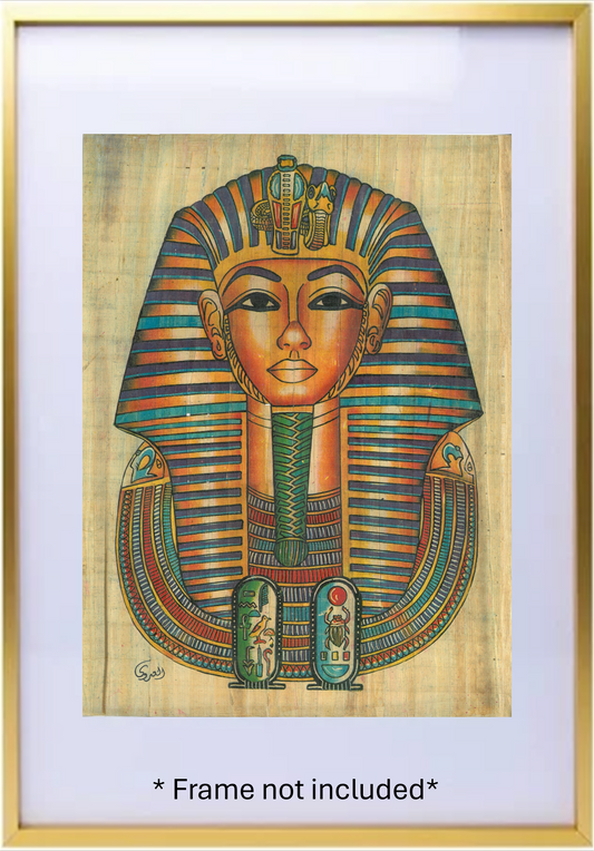 The Perfect Christmas Gift - Tutankhamun Papyrus Souvenir Painting (40*29.5 cm)